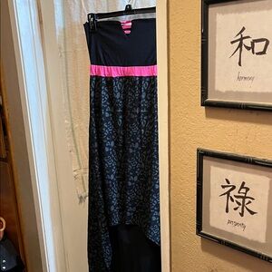 🎀🎀🎀🎀 METAL MULISHA NWT Elegant Black and Pink Women's STRAPLESS DRESS